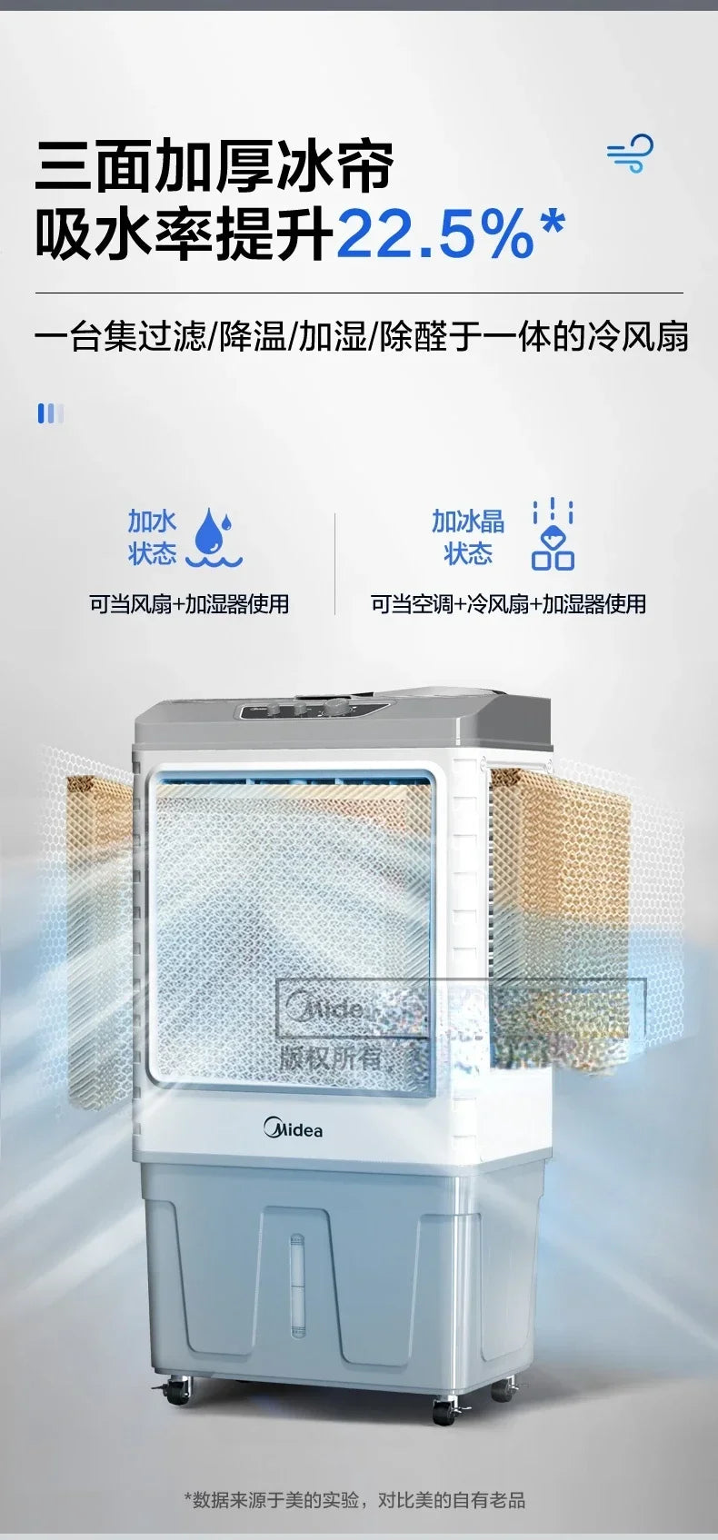 Electric fan floor-standing household air cooler air conditioner household air cooler room