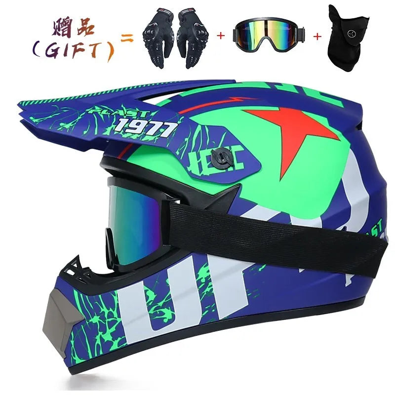 Send 3 pieces  motorcycle helmet children off-road helmet bike downhill AM DH cross helmet capacete motocross casco capacitance