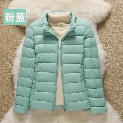 Spring Autumn Women Jackets 2024 Winter Female White duck down Jacket Fashion Ultralight Women Parka Packable Casual Puffer Coat