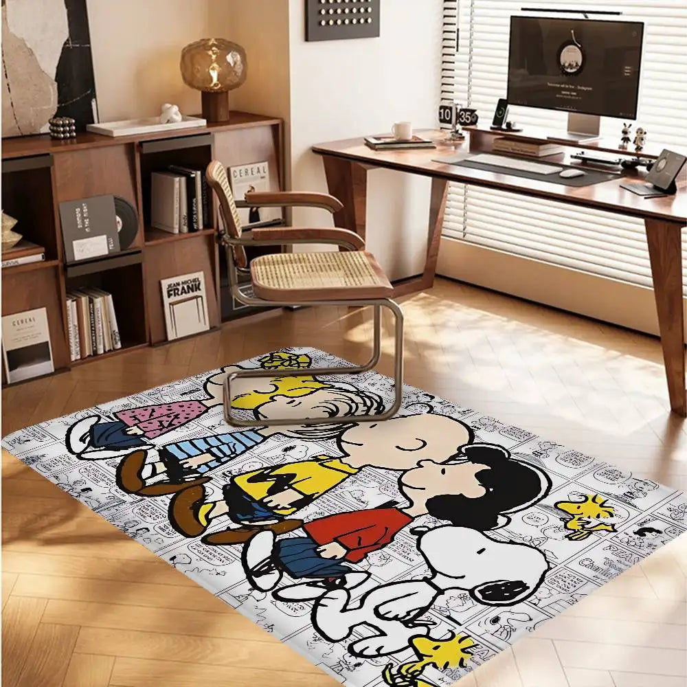 Cute Dog S-Snoopy Kitchen Mat Cheaper Anti-slip Modern Living Room Balcony Printed Modern Home Decor