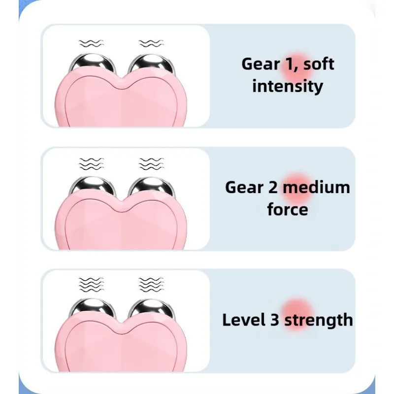New 3D Microcurrent Face Lifting Massager Skin Tightening Rejuvenation Beauty Charging Facial Anti Wrinkle Skin Care Beauty Tool