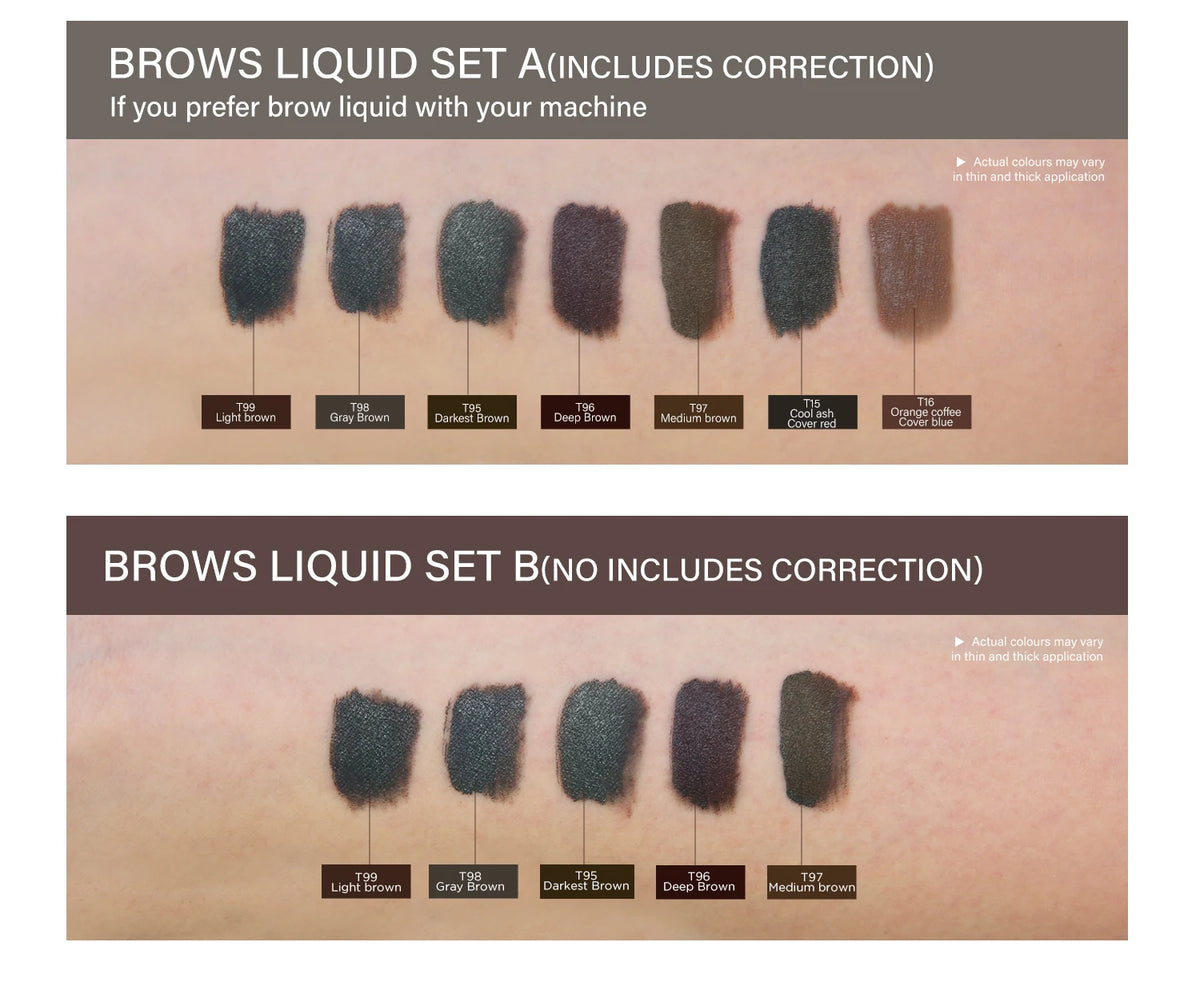 FAMISOO 5ML Permanent Makeup Pigment Tattoo Lips Tattoo Inks Eyebrows Eyeliners Pigments Microblading Pigment Tattoo Pigments