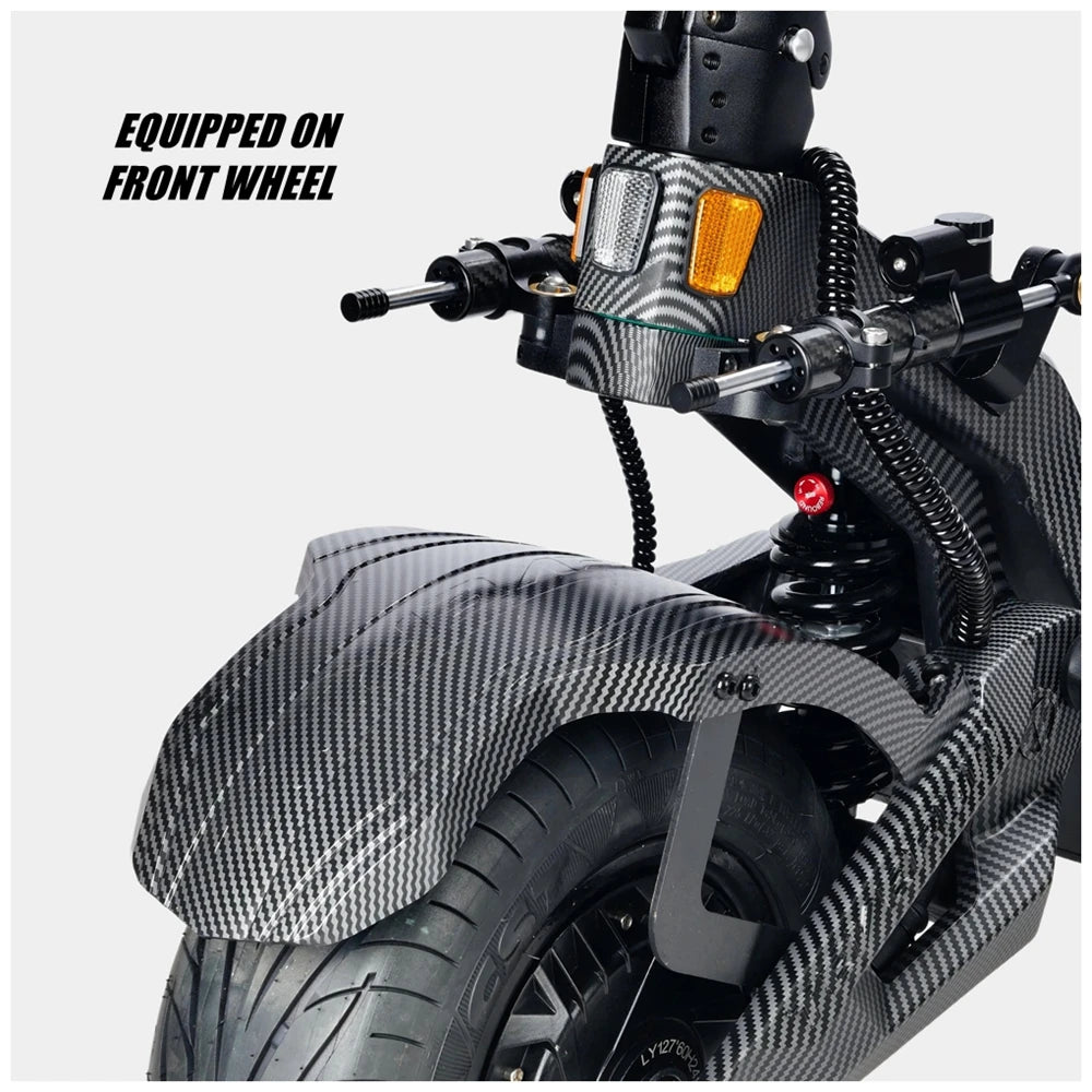 Original Mudguard for TEVERUN Electric Scooter FIGHTER SUPREME 7260R Fender of Both Front & Rear 13-Inch Motor Splash Guard