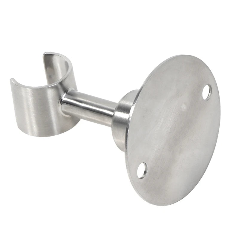 Stainless Steel Bathroom Easy Install Shower Head Holder Hotel With Screws Durable Heavy Duty Wall Mounted Home Adjustable Angle