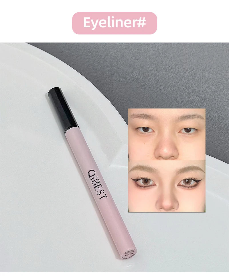 Multipurpose Makeup Set 4PC Liquid Lipstick,1 Pressed Powder,1 Face Blush,1 Eyeliner,1 Mascara,1 Eyebrow Pencil Korean Cosmetics