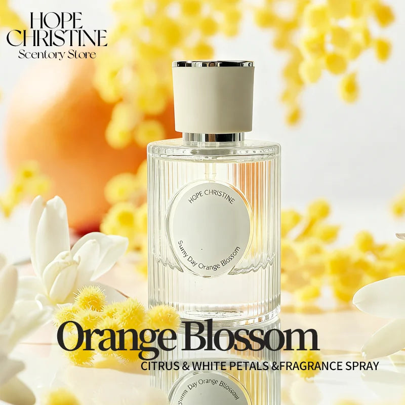 HOPE CHRISTINE Sweet Orange Blossom Women Perfume, Fresh Mysterious Long Lasting Floral Scent for Women Romantic Date 50ml