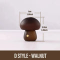 Mushroom Table Lamp Rechargeable Touch Portable Bedroom Bedside Night Light Cute Small Dimmable Desk Lamp for Home Decoration