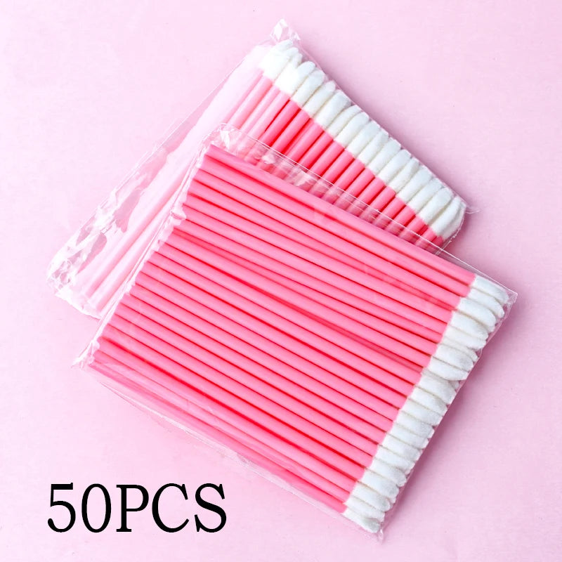 Wholesale 50/1000pcs Lip Brushes Applicators Eyelashes Brush Lipstick Brush Lip Gloss Applicator Wands Makeup Beauty Tool