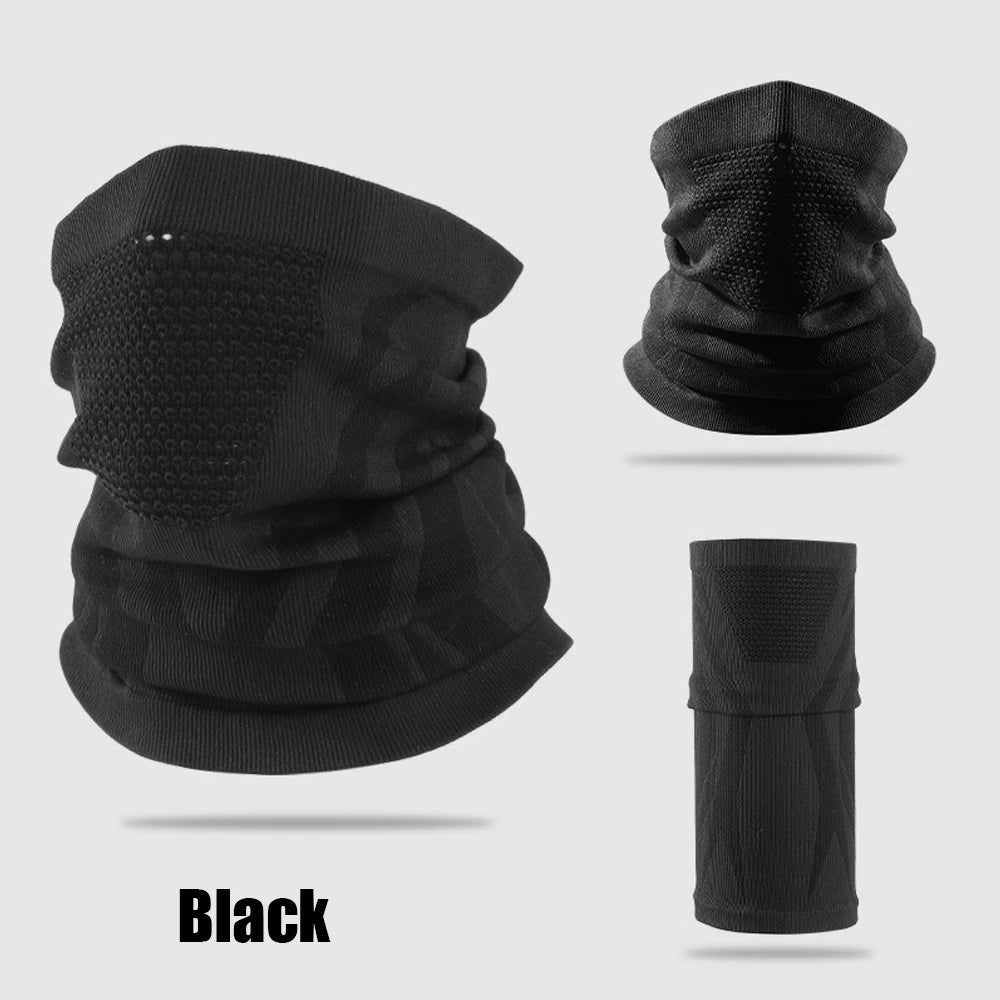 1pc/2pcs/3pcs Unisex Winter Breathable Warm Ski Mask Bike Motorcycle Half Face Mask Scarf Outdoor Hiking Fishing Cycling Mask