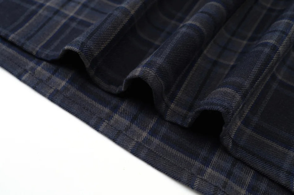 AS AW26 Fashion Plaid slip dress match knit wide-rib cardigan Knit mockneck top woman clothes