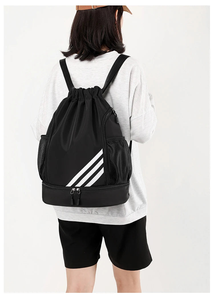 Sport Basketball Backpack Travel Outdoor Waterproof Men Fitness Bags Women Sports Bag Basketball Pouch Hiking Climbing Backpacks