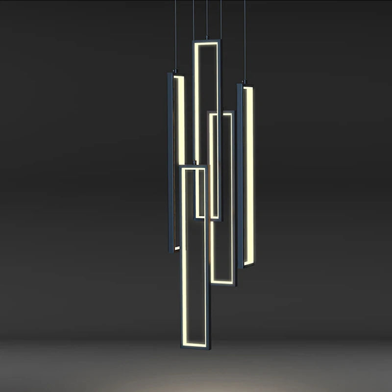Stairs Lighting Led Ceiling Light Pendant Lamp For Dining Room Living Room Chandelier Modern Pendant Hanging Lamps For Ceiling