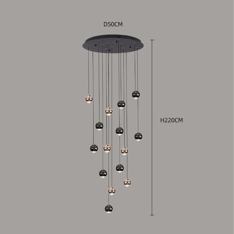 Modern Home Decor Led Lights Pendant Light Lamps  Chandeliers For Living Room Hanging Light Indoor Lighting