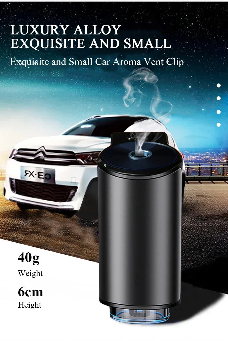 Smart Fragrance Diffuser Auto Air Vent Car Air Freshener Car Interior Deodorizer Aroma Humidifier Start Stop Car Accessories