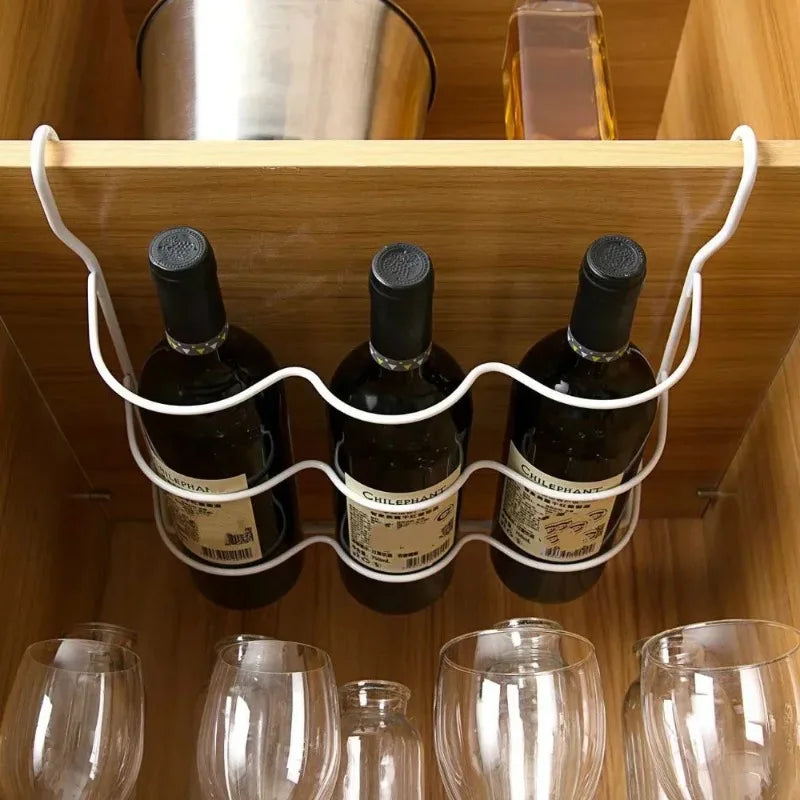 Household Convenience Small Tools Refrigerator Organizer Rack Inside Shelf Beer Wine Bottle Holder Rack Kitchen Storage Shelves