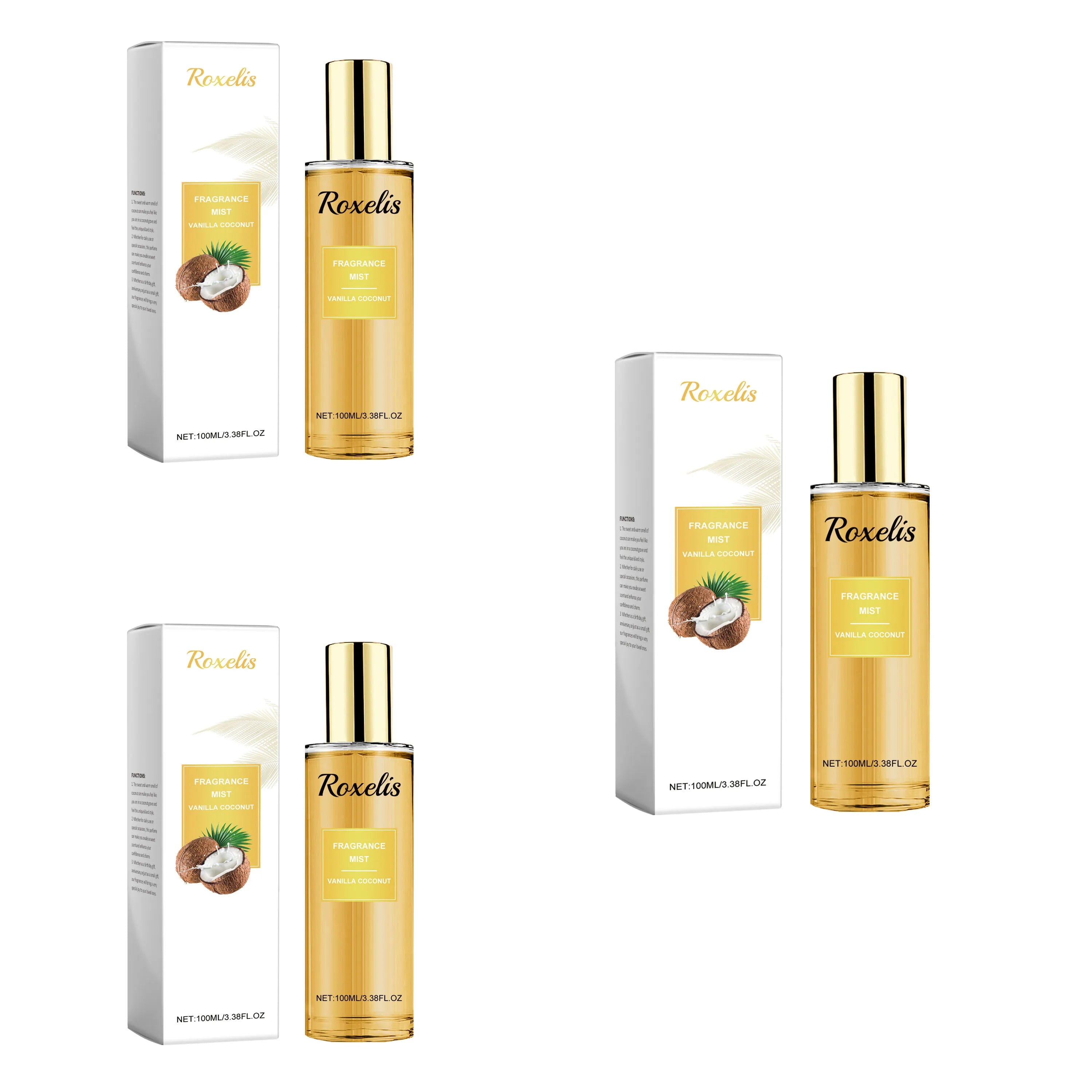 Vanilla Coconut Fragrance Spray, Long-Lasting Fresh Body Spray, Floral and Fruity Refreshing Body Fragrance