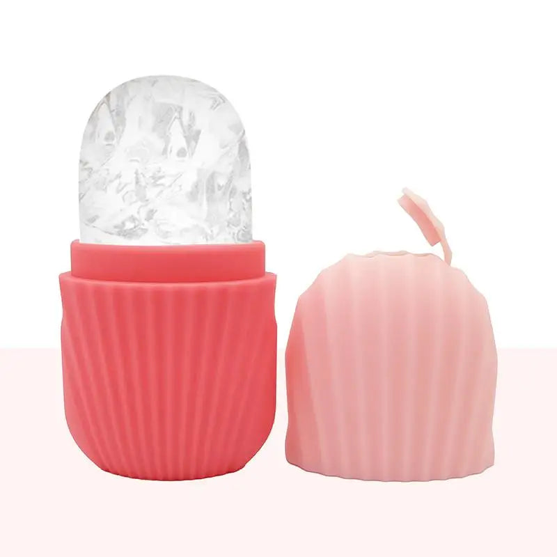Beauty Face Lifting Massager Silicone Ice Cube Trays Facial Eye Roller Ice Ball Contouring Reduce Acne Skin Care Tool Reusable