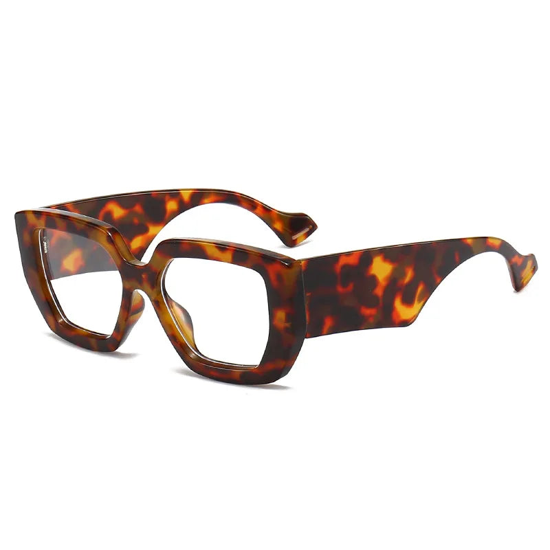 Square Reading Glasses For Women Optical Lens Prescription Men's Eyeglasses Big Thick Frames Presbyopic Eyewear Trendy