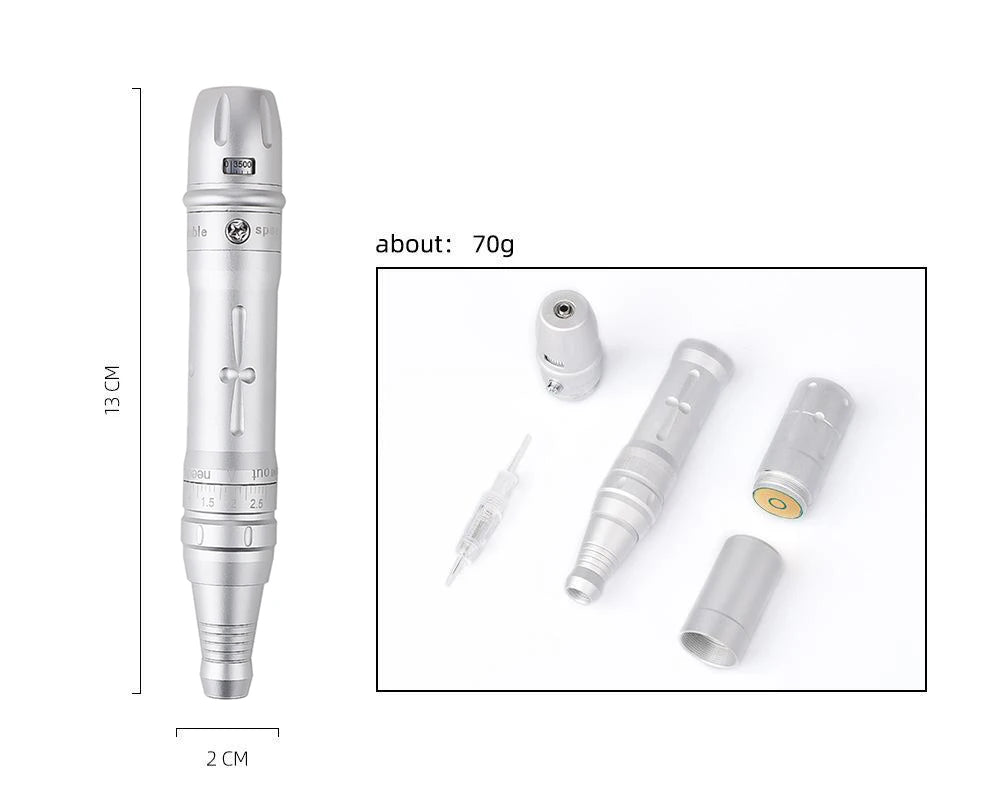Permanent Makeup Machine Kit Microblading Machine, Eyebrow Tattoo Machine - Microshading, Lip, Ombre Brows, Machine Tattoo Pen