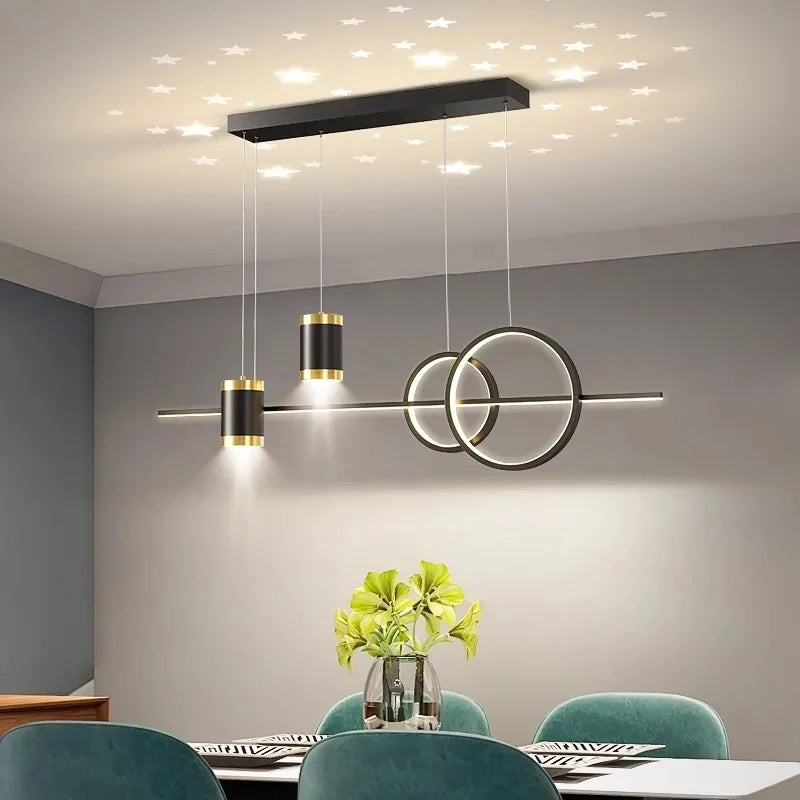 Modern Restaurant Pendant Lights LED Dining Tables Kitchens Ceiling Lights Modern Minimalist Hotels Bars Cafes Home Decor