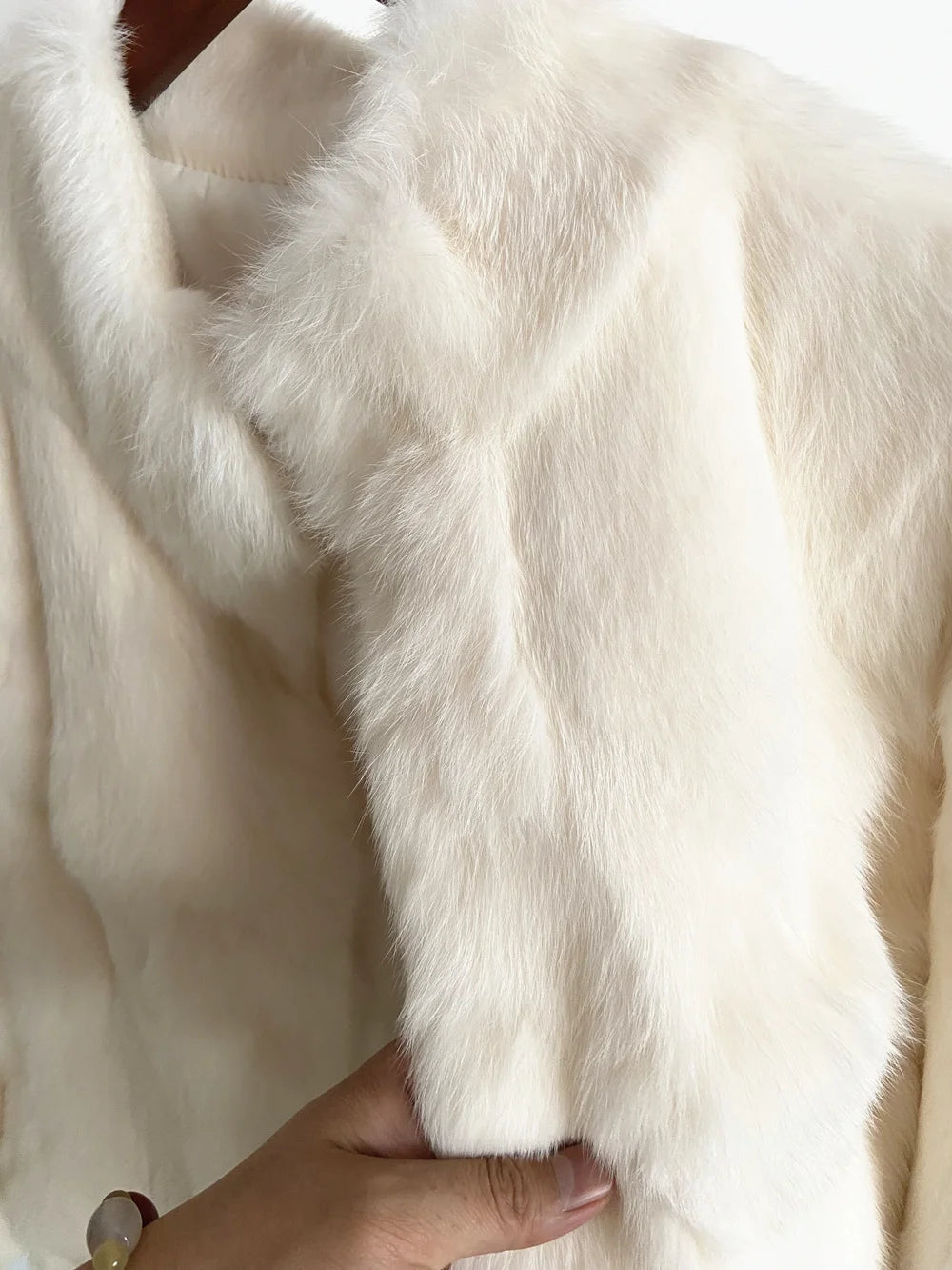 Natural Rabbit Fur Coat Women Winter Jacket Real Leather And Fur Bolero Women's Clothing Female Outerwears With 2025 Black Cold