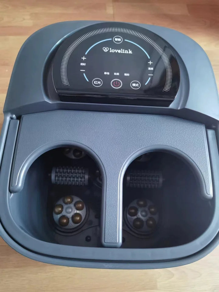 Acupoint Scraping Foot Bath Bucket Automatic Heating Electric Massage Constant Temperature Footbath Machine,  Bath Foot