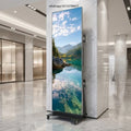 Poster Display Screen Digital Advertising Movable Foldable Floor Standing Video Wall for Shopping Mall & Retail Store