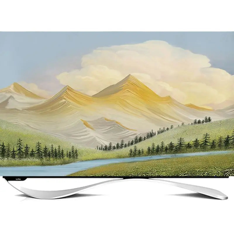 TV Cover Aesthetic three-dimensional sense Household Hanging LCD TV Dust 24-75 Inch Living Room Decoration for Televisions