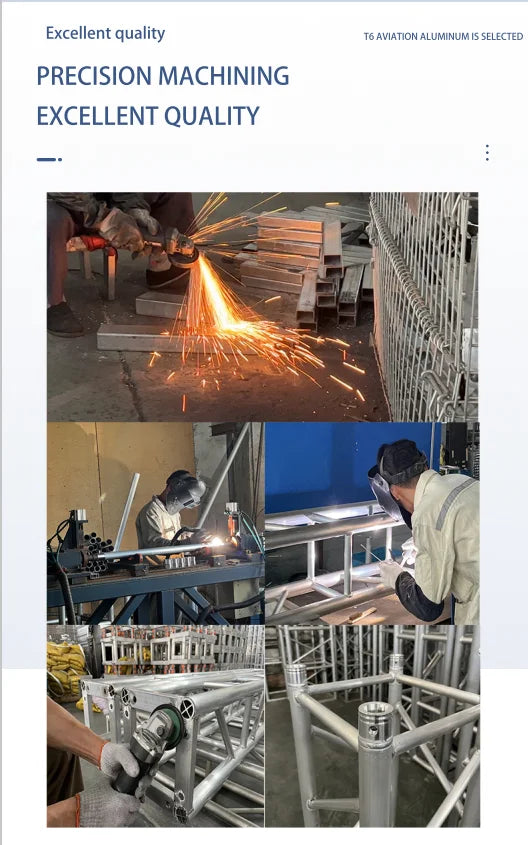 Factory Price Aluminum Mobile Global Lighting Booth Display Portable Trusses for Events