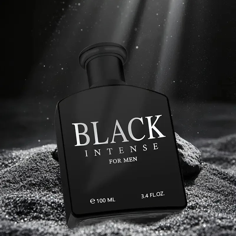 100% Brand-Original, High-Quality Men's Pure Black Perfume: Elegant Blackcurrant and Sandalwood, 100ml