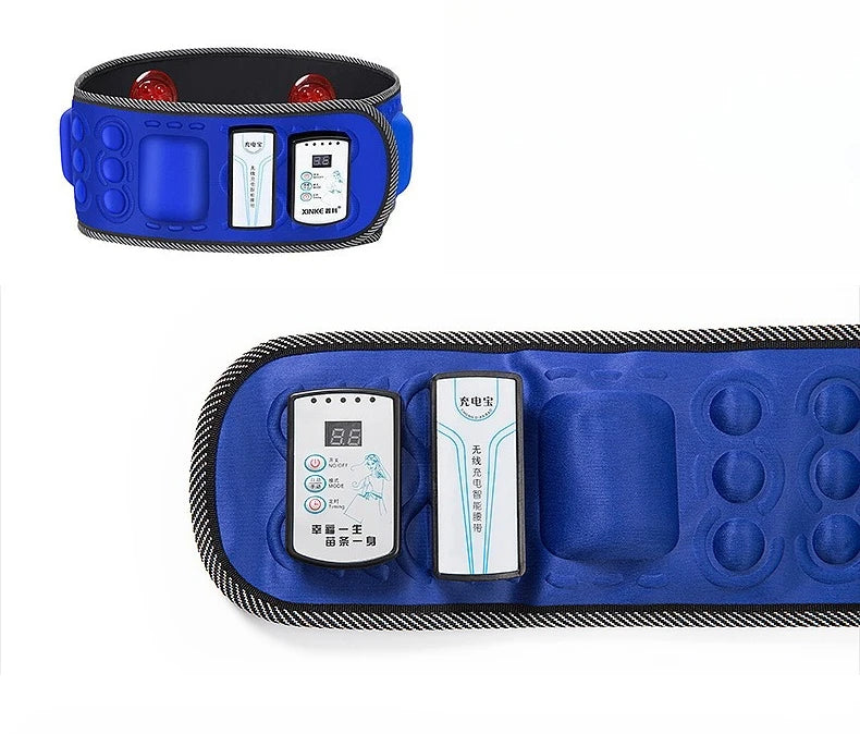 Portable Lazy Fitness Fat Slinger Belt Vibration Shaping Beauty Body Slimming and Abdominal Compression Machine Vibration Plate