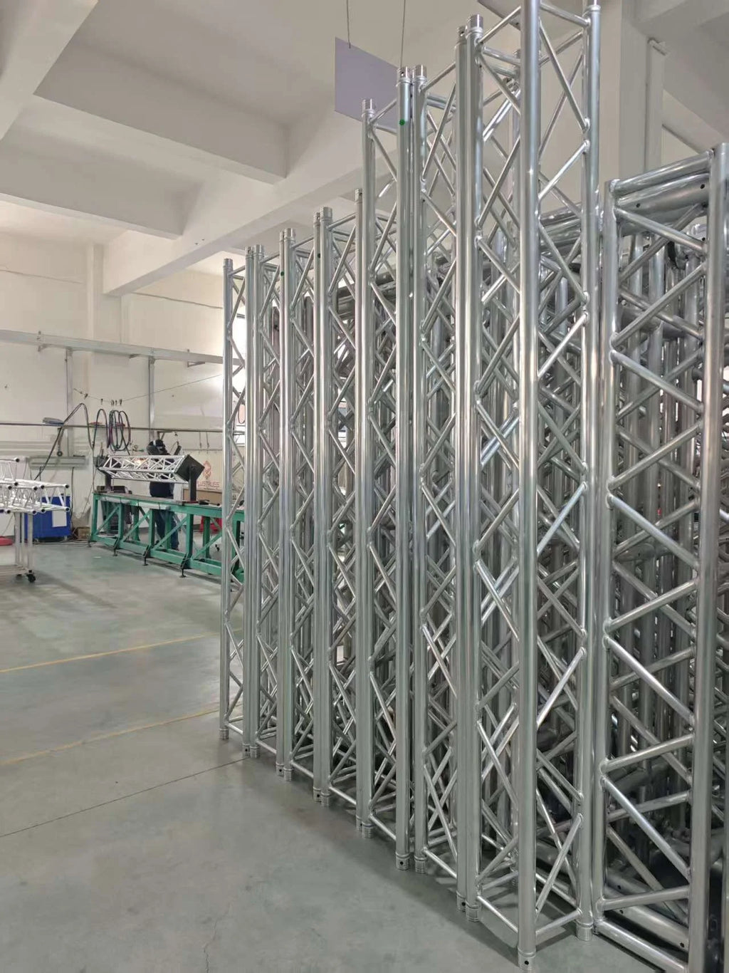 6082 T6 Aluminum Square Truss 290mm Modular F34 Stage Structure Heavy Duty Rigging for DJ Events Exhibitions