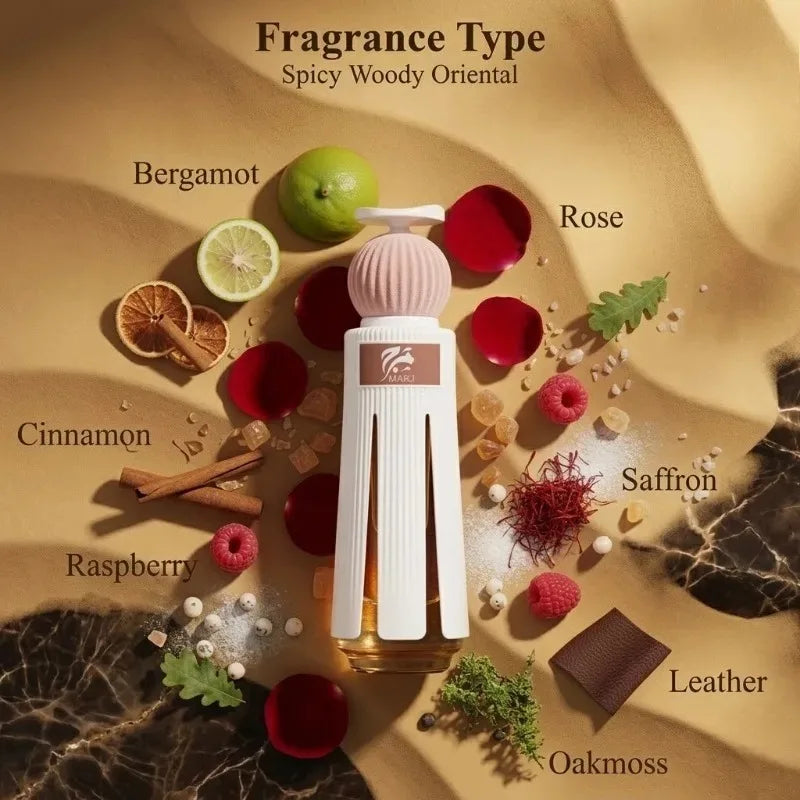 50ML Womens Fruity Floral Perfume Sweet Soft Elegant Radiant Long Lasting Luxury Feminine Warm Romantic Signature Scent