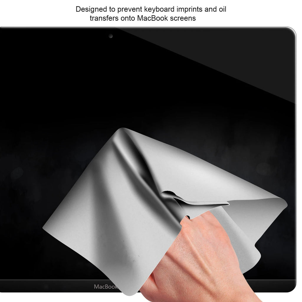 Microfiber Dustproof Cleaning Cloth Notebook Keyboard Blanket Cover Laptop Screen Cleaner Kit for MacBook Pro 13/15/16 Inch Pods