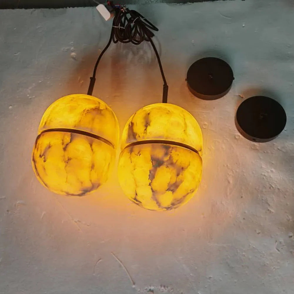 Beautiful Design Marble Chandelier Dining Lighting Gold Black Bedroom Decoration Bar Lamp