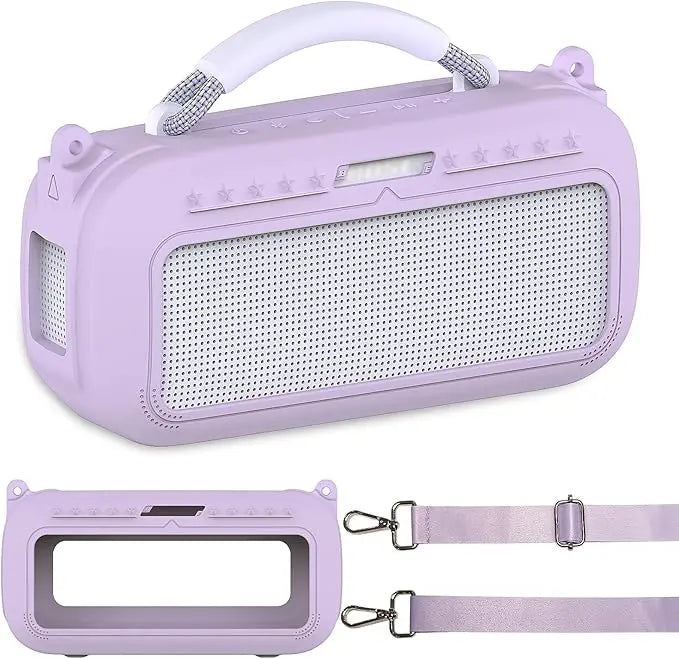 Silicone Cover Case and Shoulder Strap for Bose SoundLink Max Portable Speaker Accessories(case only)