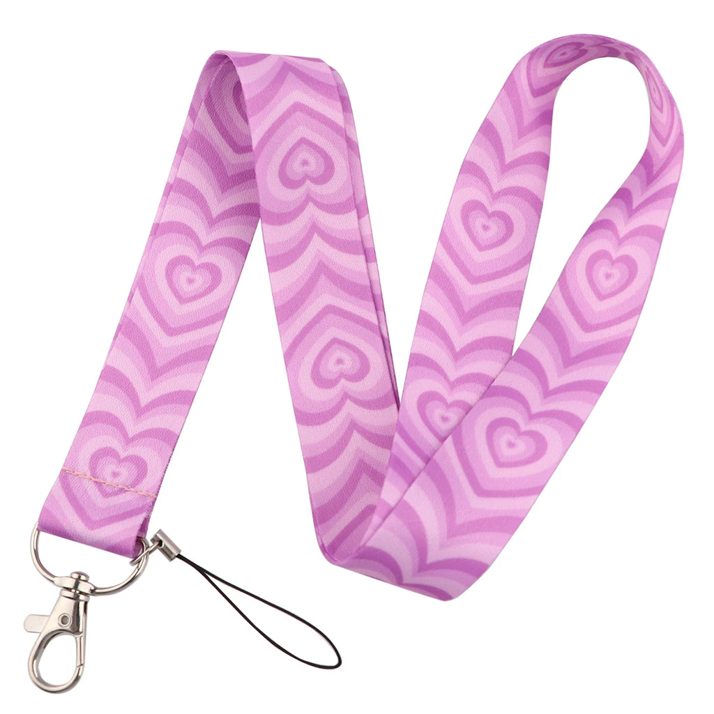 100 Designs Cute Art Lanyard for Keys Chain Badge Holder ID Credit Card Pass Hang Rope Lariat Mobile Phone Charm Accessories