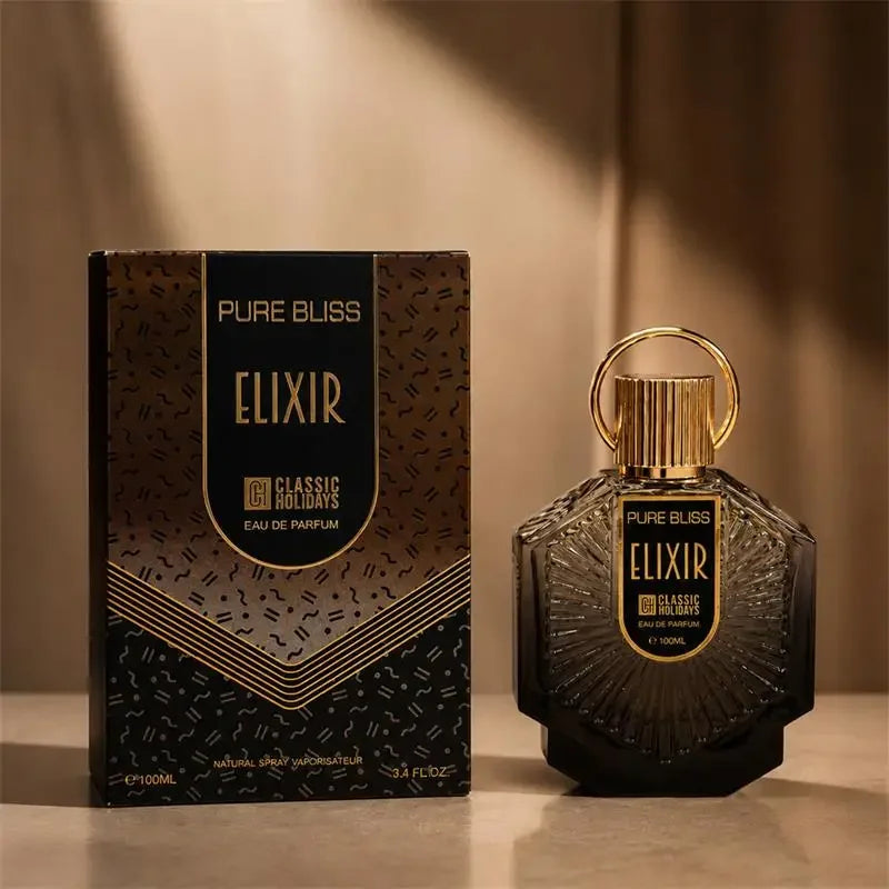 Luxury Arabic Perfume 100ml,dubai Long Lasting Charming Mature Musk Perfume,fresh Lotus Floral-woody Fragrance Body Spray 100ml