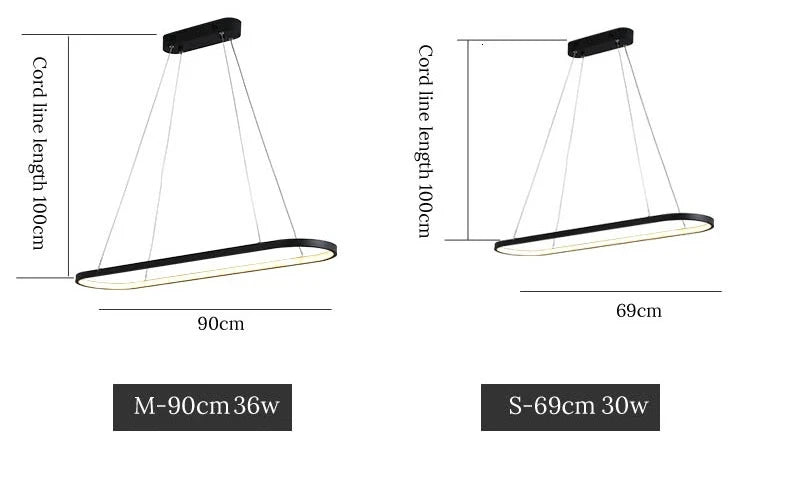 Modern Led Pendant Lighting Indoor Lamps For Restaurant Bedroom Living Room Lights Remote Control Decorative Lamparas AC110/220V