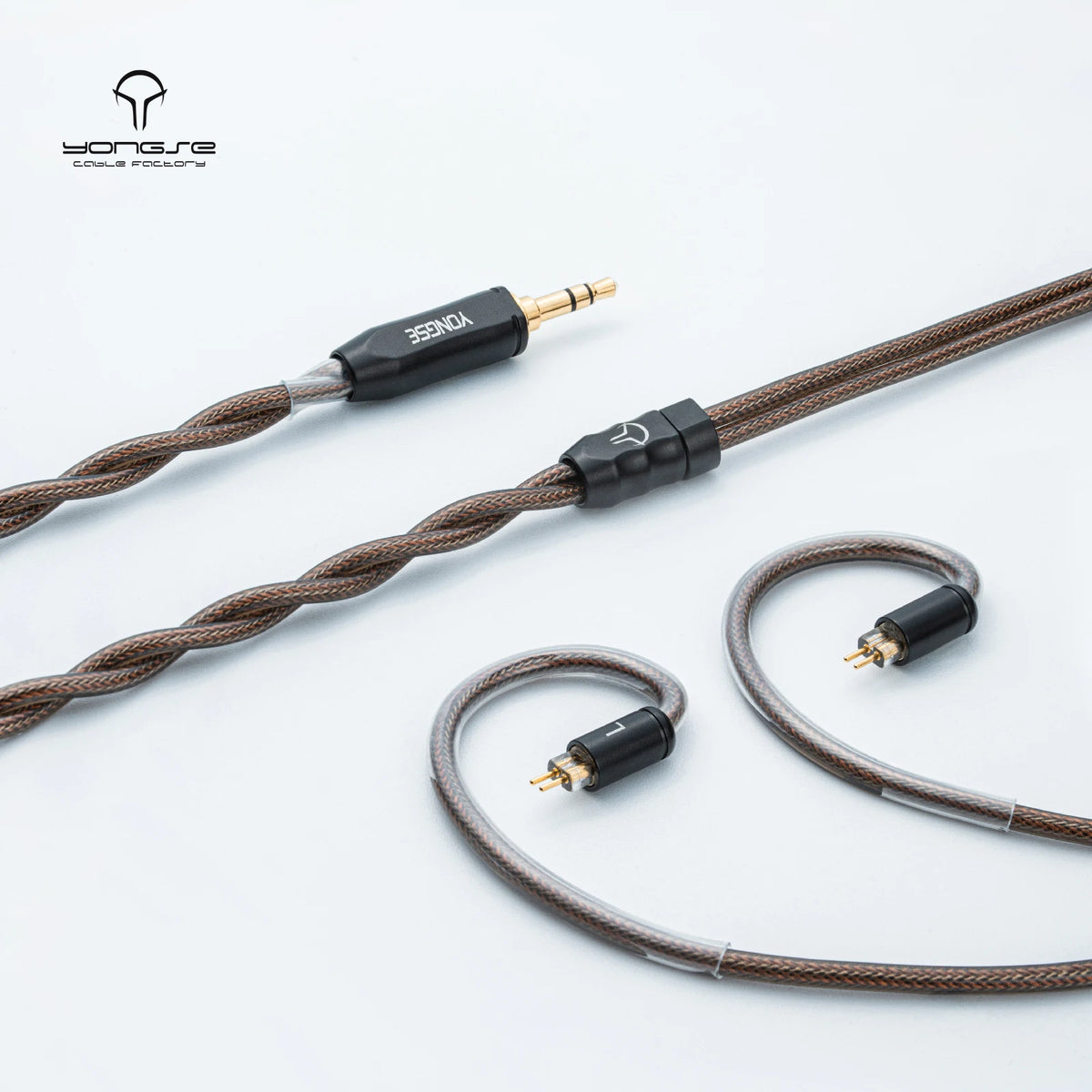 YONGSE Mech-X Cable Silver-plated Single Crystal Copper + Graphene Shielding Earphone Cable