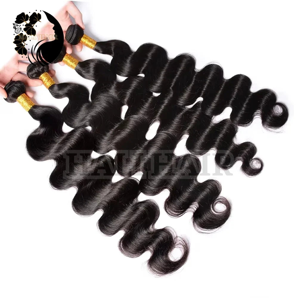 Wholesale Hali Hair Vietnamese Hair Double Drawn Raw Virgin Remy Body Wavy Micro Link Machine Double Weft Perm Extensions 1B