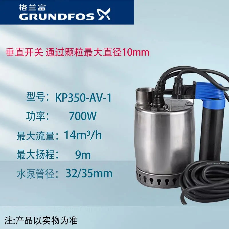 Imported Submersible Sewage Pump Unilift KP150/250/350 Stainless Steel Silent Pump