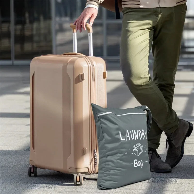 High Density Laundry Bag Outdoor Travel Clothes Shoes Storage Bag Waterproof Durable Washing Bag Fitness Dirty Clothes Pouch New