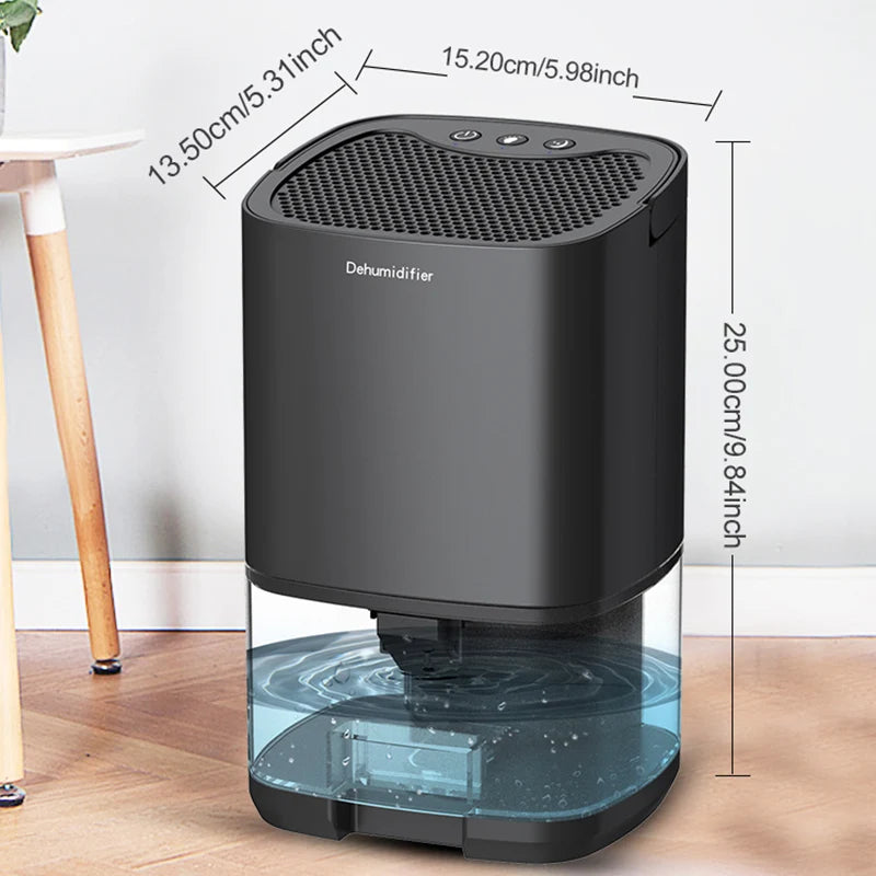 1000ml Portable Dehumidifier for Home Office and RV Eliminate Damp Mold and Mousture Easy Anti Humidity Air Cleaner Efficient