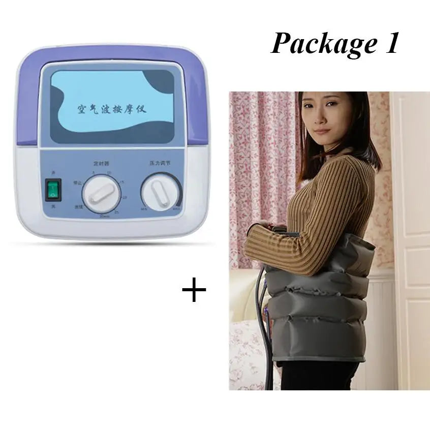 HANRIVER High quality Air wave pressure electric massager Waist Leg Arm Relax Instrument  Promote Blood Circulation Pain Relief