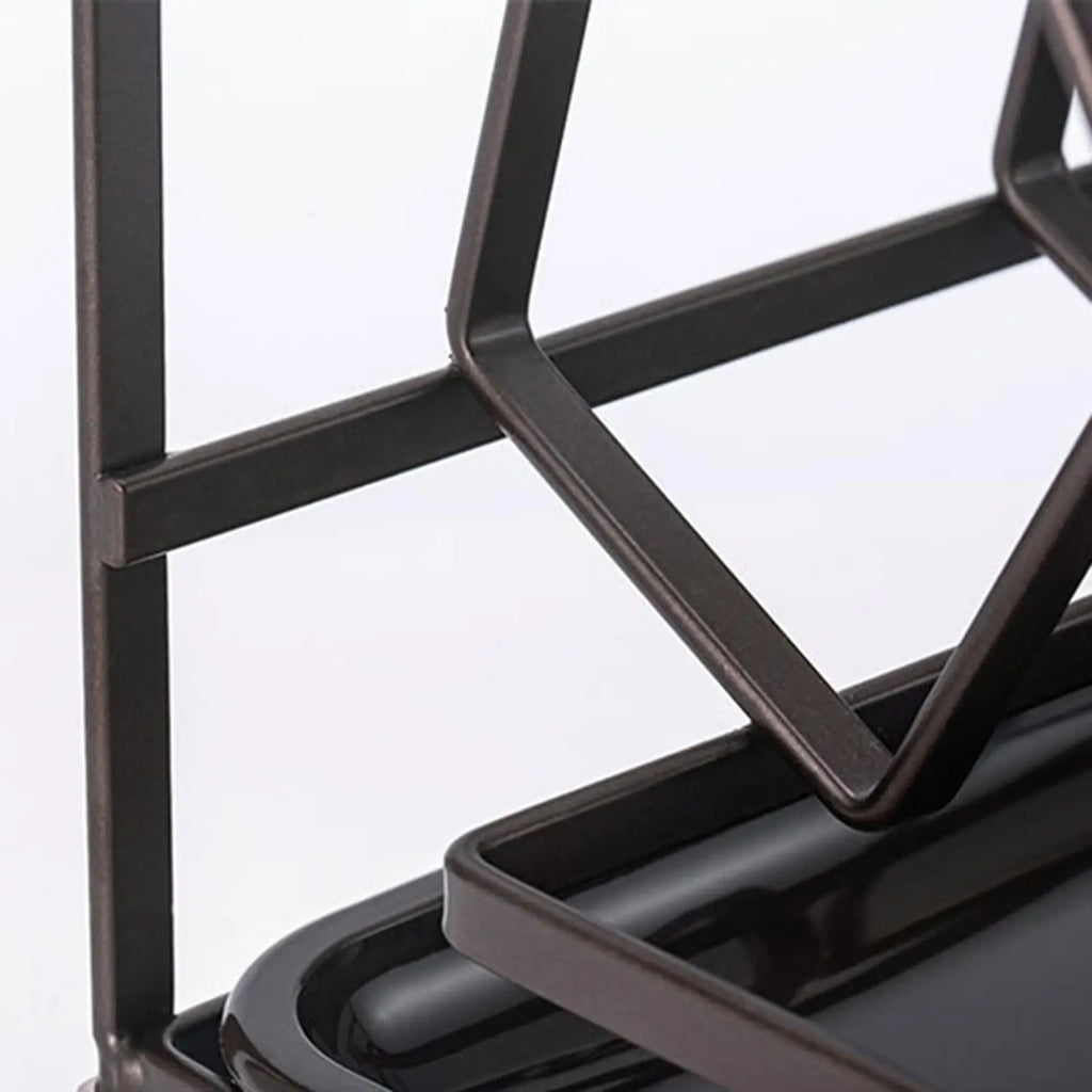 Modern Cup Drying Rack Stand with Drain Tray for Mugs Home Kitchen Bottles