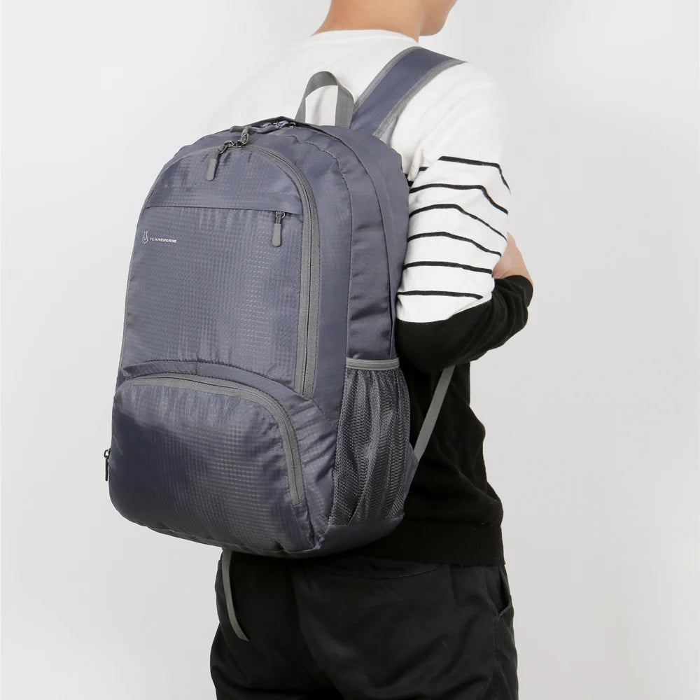 Lightweight Foldable Backpack Men Women Waterproof Packable Backpack Outdoor Travel Hiking Cycling Daypack Camping Shoulders Bag