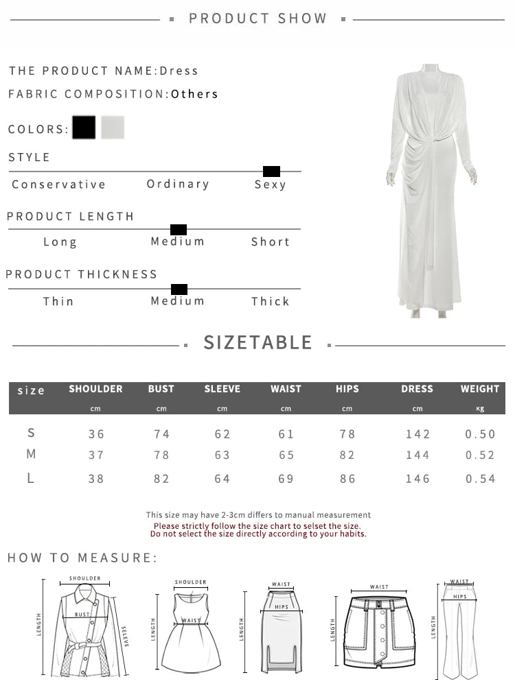 Sisterlinda Shawl Patchwork Dress Women Swing Bandage Ruched New Style Sexy Evening Prom Party Stretch Slim Elegant Maxi Bodycon