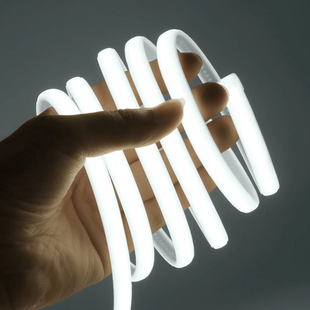 Waterproof Flexible COB Neon Light DC 12V 24V Milky White 3000K 4000K 6000K 0.5M-20M for Home Indoor Outdoor Decoration