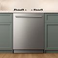 24" Built-in Stainless Steel Dishwasher 16 Place Settings Large Capacity 9 Wash Programs Restaurant Household Use Energy